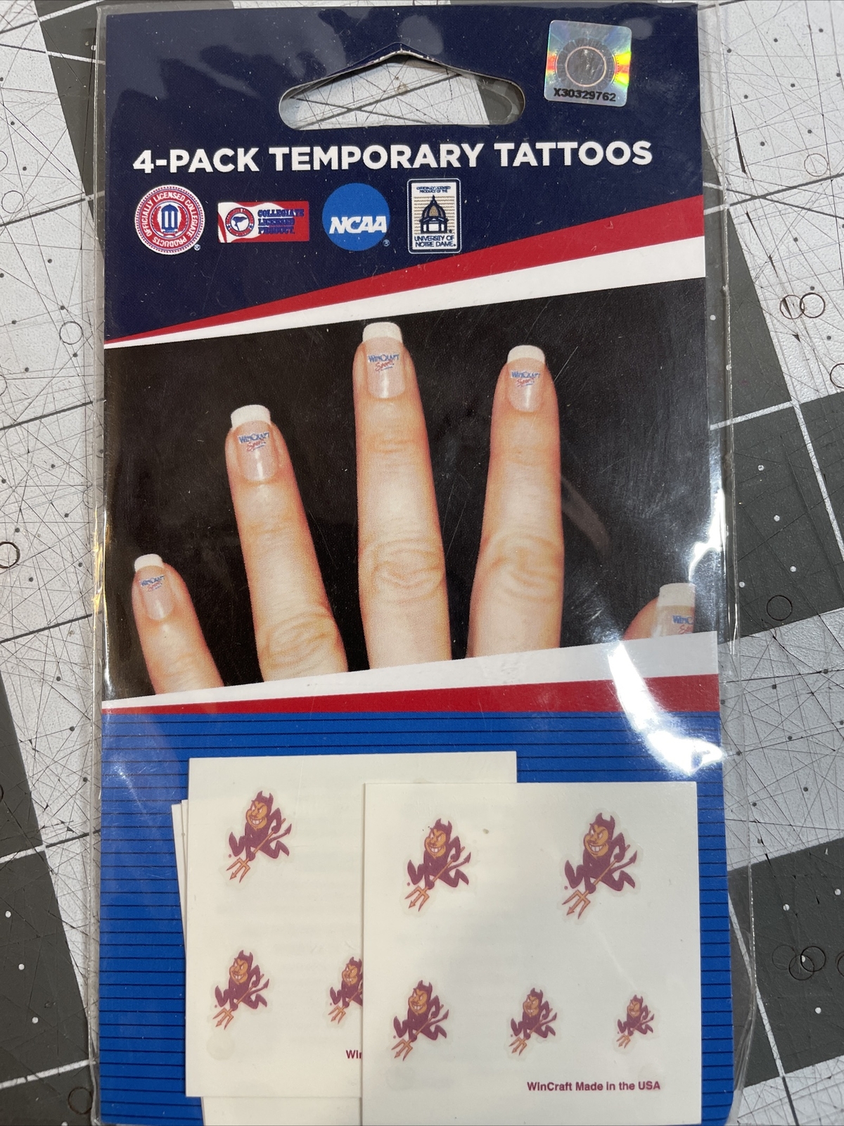 ASU Nail Stickers Decals – Fingernail Tattoos Sun Devils Arizona State 