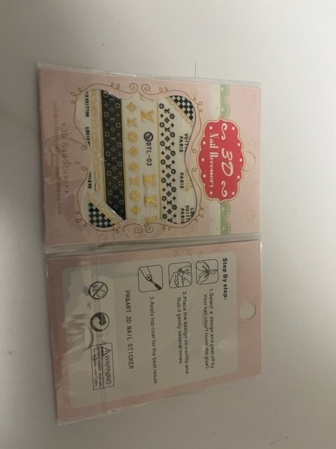 50 SHEETS OF FASHION 3D FINGER & TOE NAIL STICKERS DTL-03, FREE SHIP, WHOLESALE