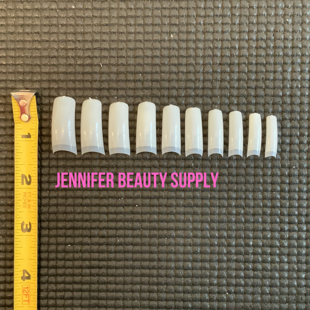 500 PCS FALSE ACRYLIC FRENCH NATURAL MISS ANA NAIL TIPS | US SELLER