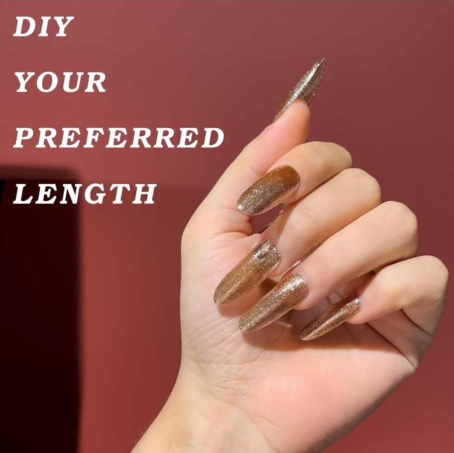 Colotown Extra Long Soft Gel Nail Tips, 240 Pcs 2.2 Inch Full Cover 3XL Coffin