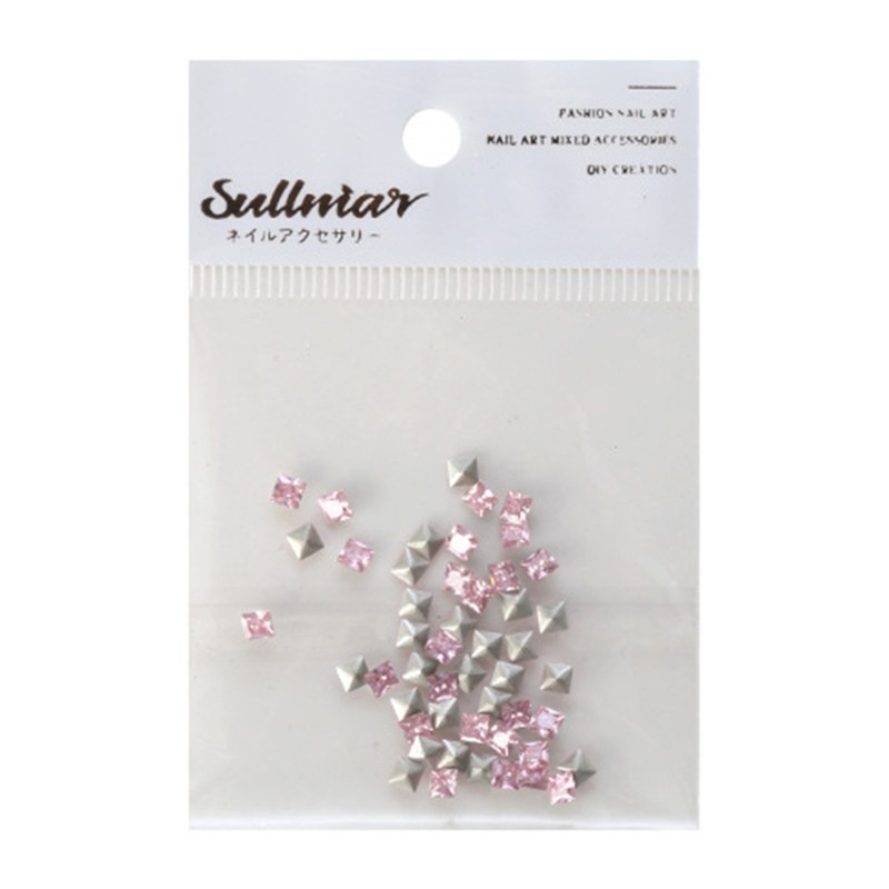 50pcs Square Pointed Bottom RhinestonesEmbrace Individuality Nail Art DIY Craft