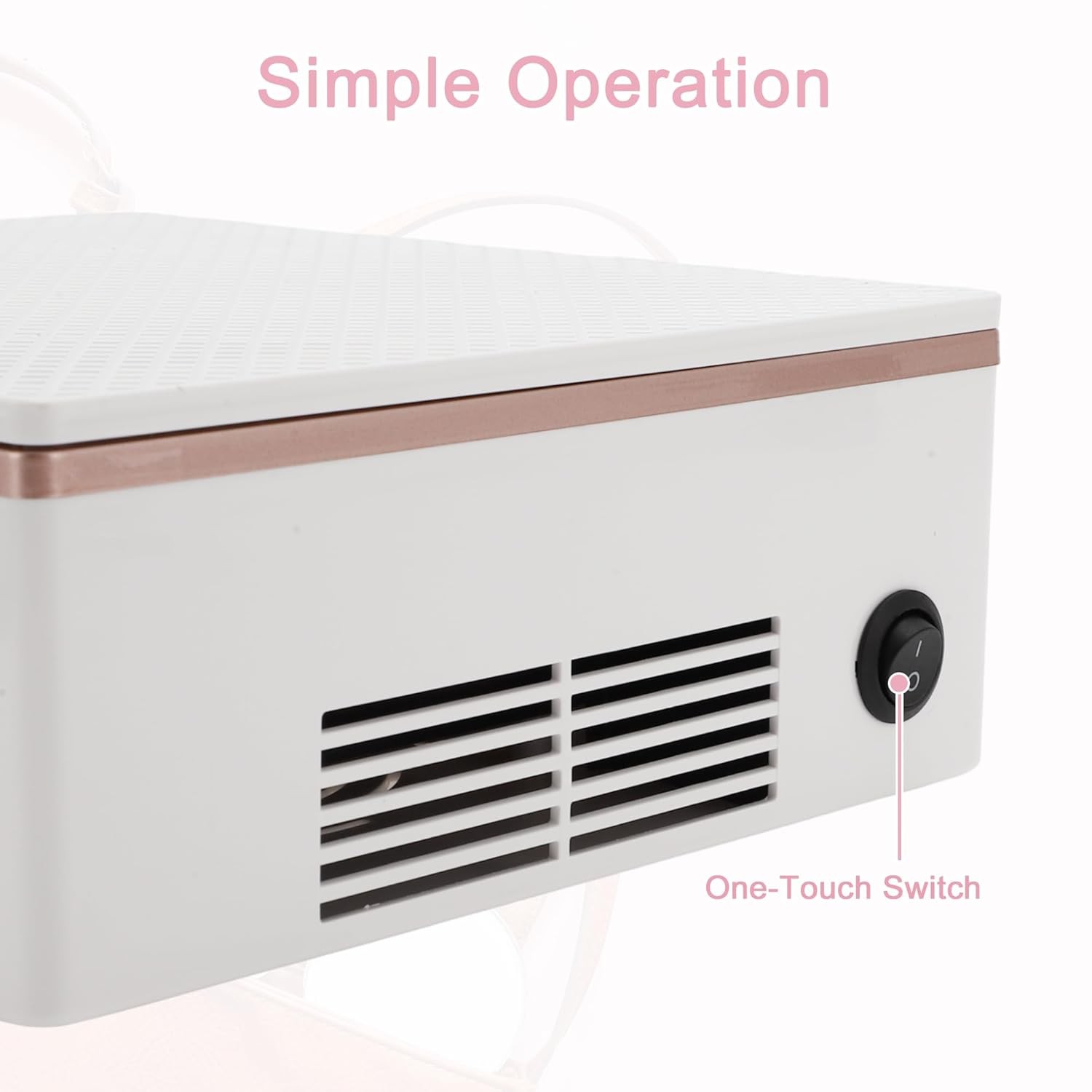 High Power Nail Dust Vacuum Quiet Speed‑Control Nail Art Cleaner