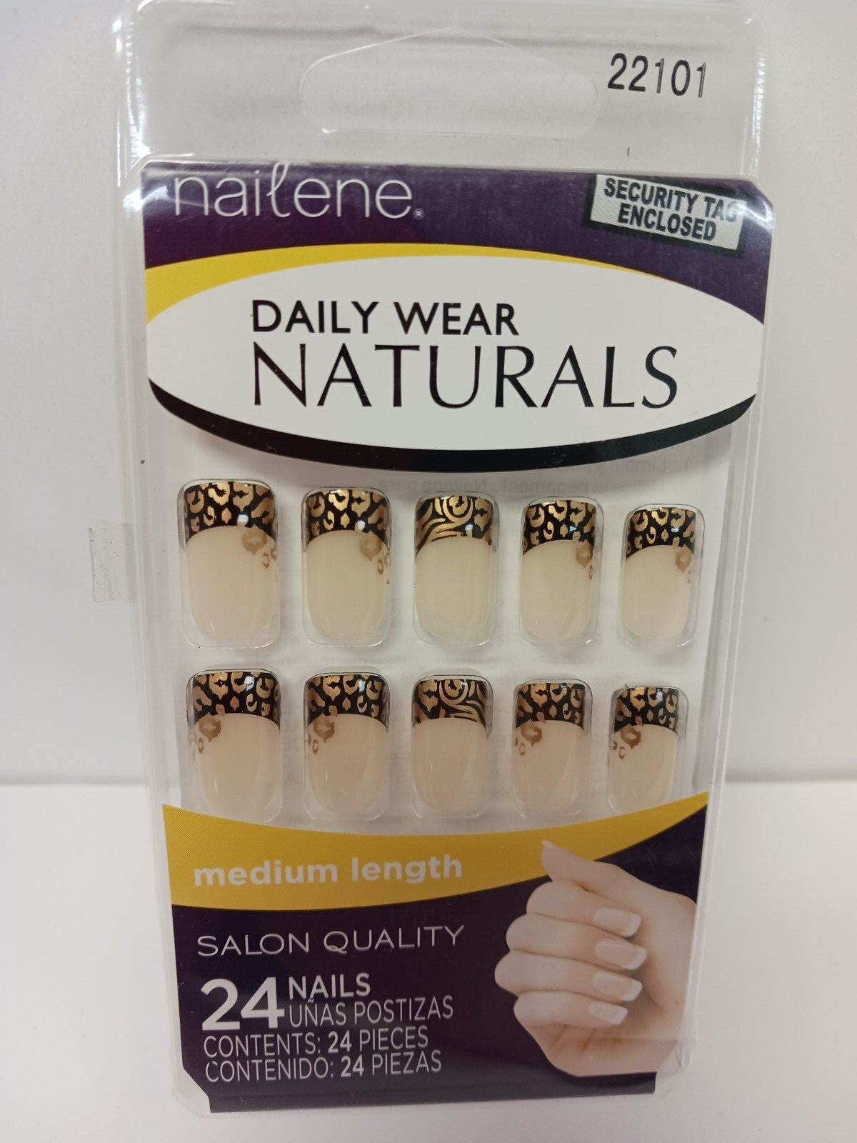 Nailene Daily Wear Naturals Active Length 24 Nails #22101 & #22126 YOUR CHOICE