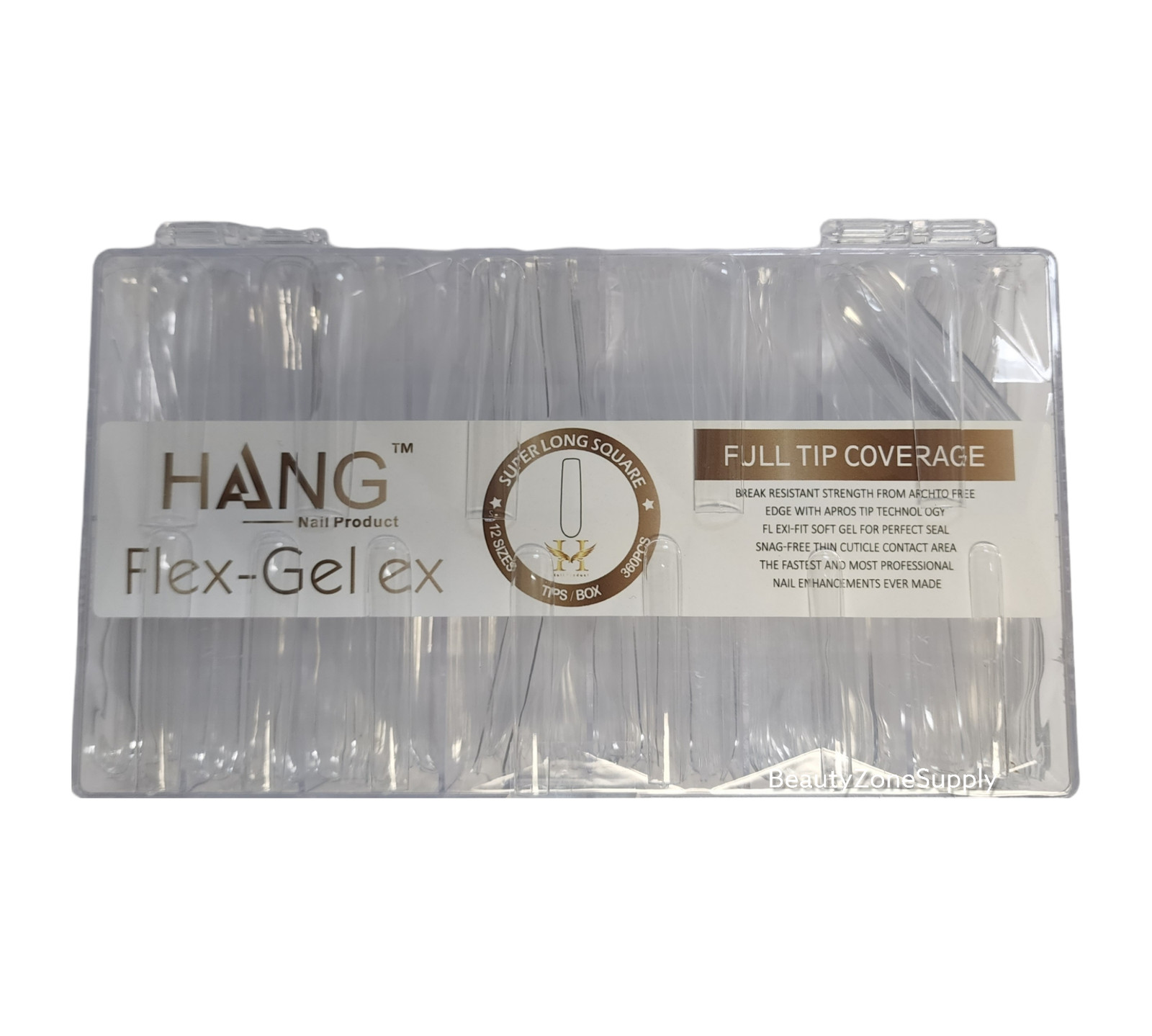 Hang Gel X Tips Box – Square Super Long (420ct)