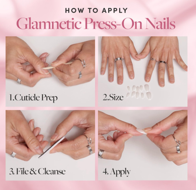 Glamnetic BrushOn Nail Glue – Strong, MessFree, Vegan, LongLasting 0.24 fl oz