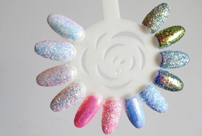 CINDERELLA PIXEL EFFECT NAIL ART GLITTER IRIDESCENT SEQUINS Unicorn POWDER MP008
