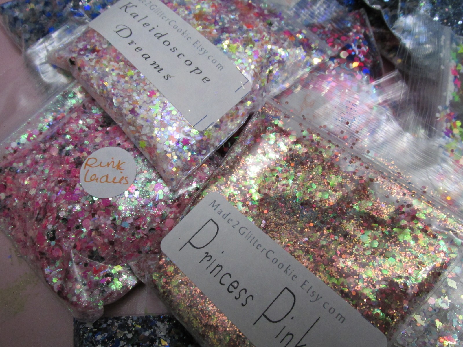 15 bags Glitter mixes for nail art Bundle