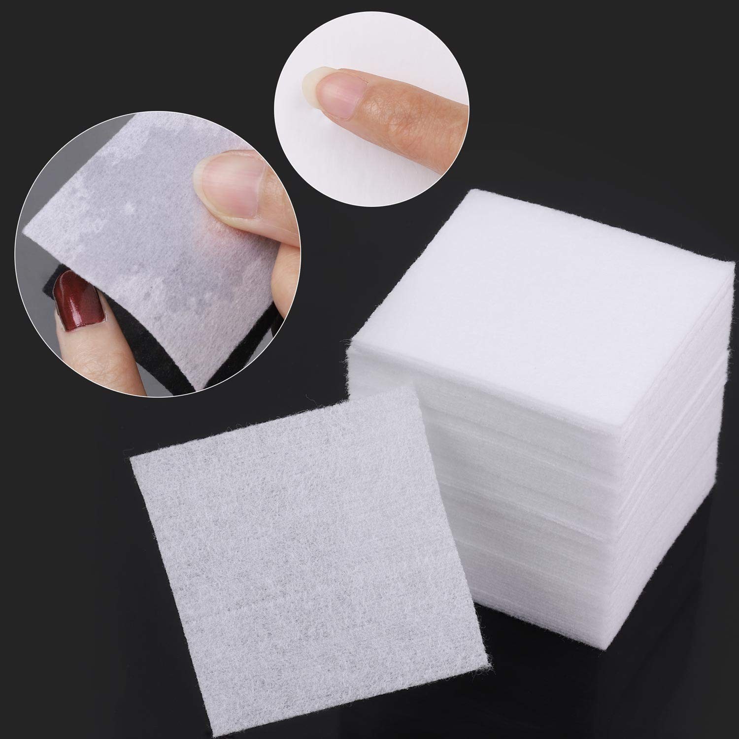 960 Alcohol-Free Lint-Free Nail Wipes with Pump Dispenser and Cuticle Pusher