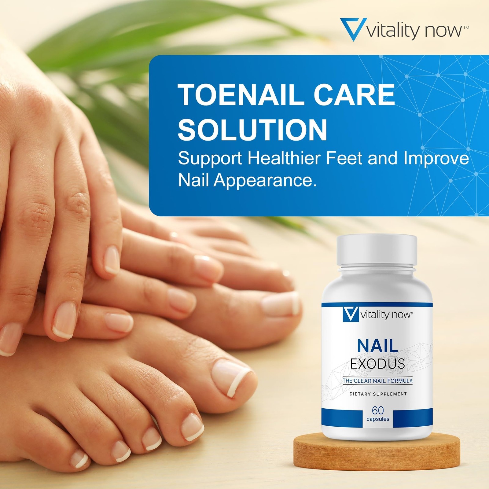 Nail Exodus – Vitality Healthy Nails – Premium Formula for Healthier Feet – 6…