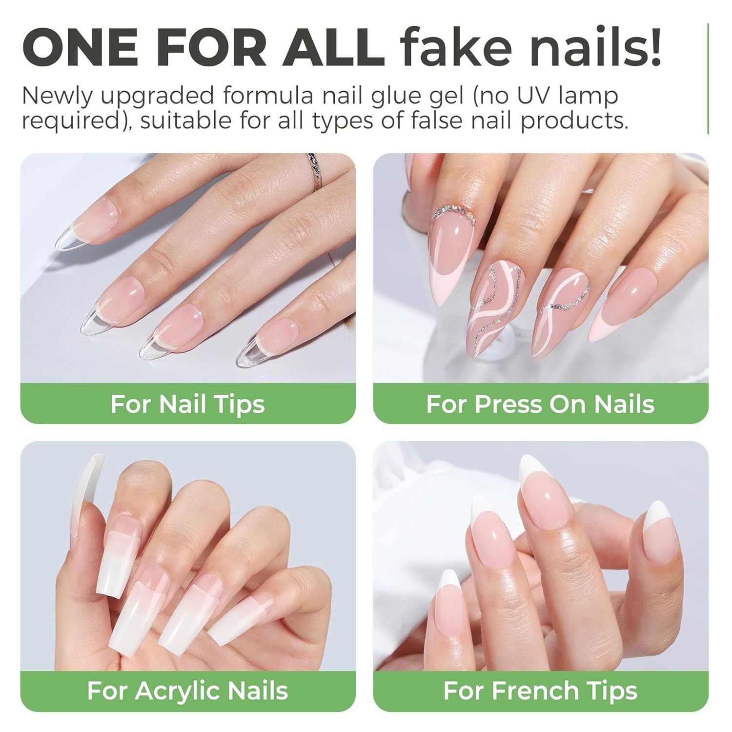 Ultra-Strong Gel Nail Glue 5ml – Fast Curing, Travel-Friendly with Precision Tip