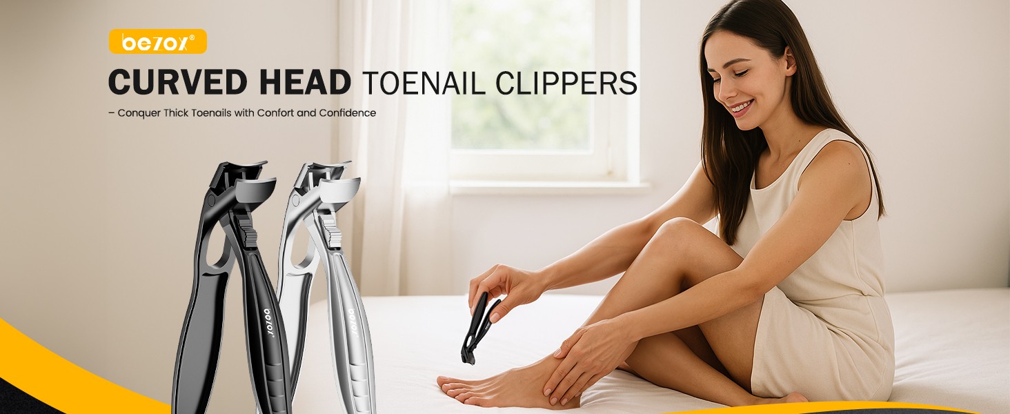 Toe Nail Clippers for Thi Nails for Seniors with Safety Lo –