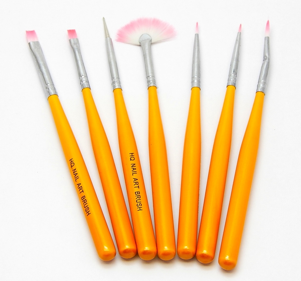 7PCS UV GEL ACRYLIC NAIL ART TIPS BUILDER BRUSH PEN