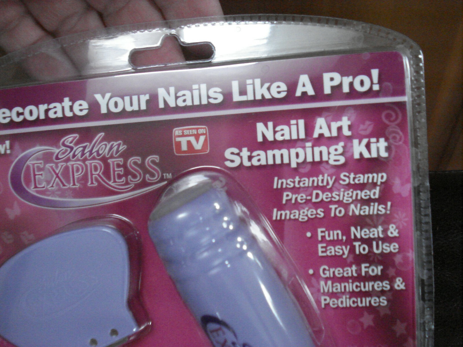 AWESOME 2012 Salon Express Nail Art Stamping Kit AS SEEN ON TV NEW! SEALED!