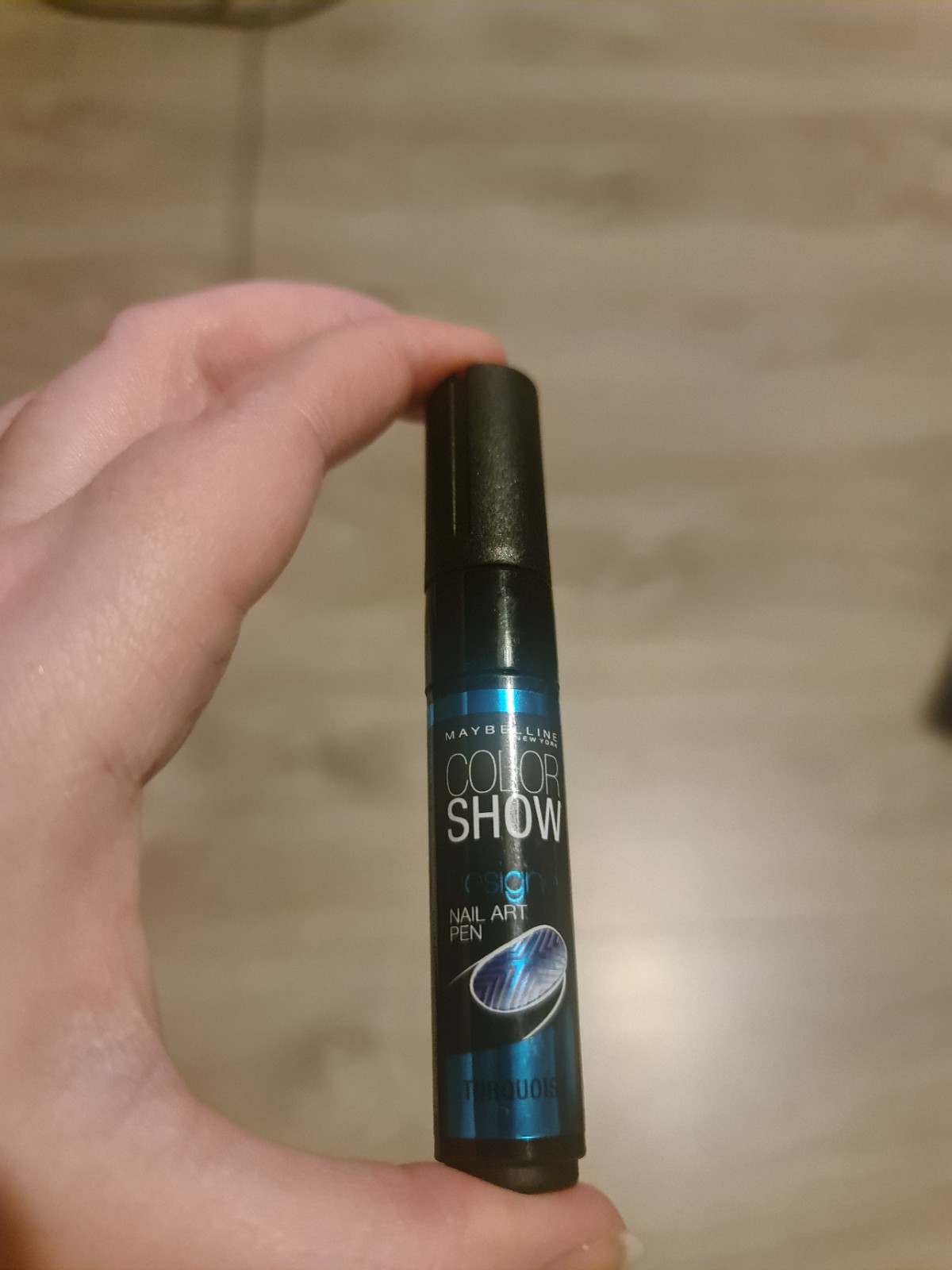 Maybelline Color show designer nail art pen turquoise colour Rare Discontinued