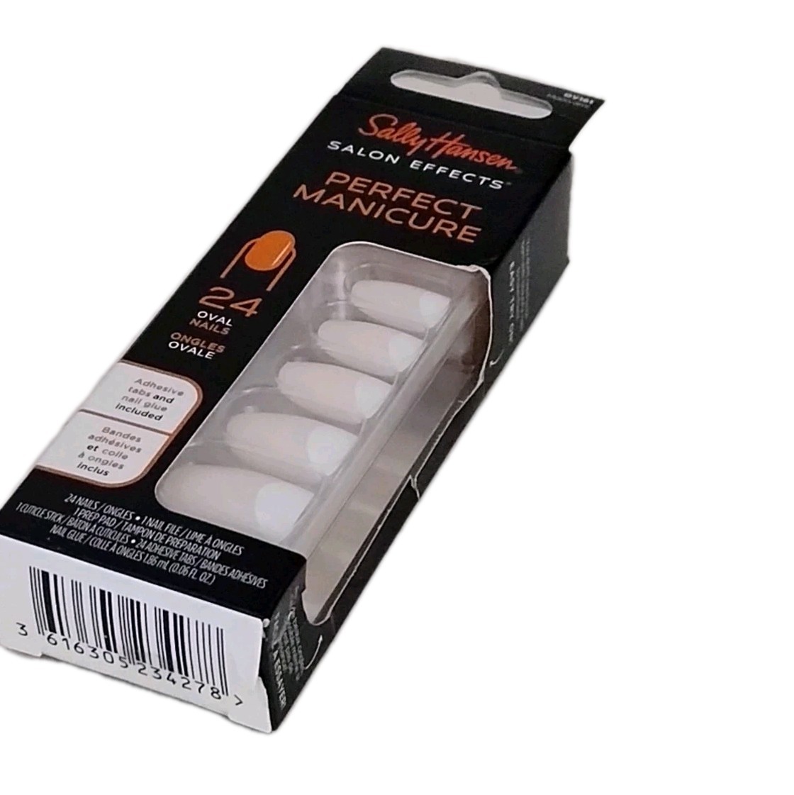 Sally Hansen SALON EFFECTS PERFECT MANICURE 24 OVAL Press-On Nail OV161 MOON-AMI