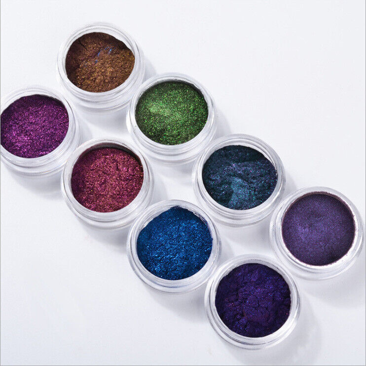 8 Boxes/Set Mirror Nail Art Glitter Powder Nail Chrome Pigment Dust Manicure Tip