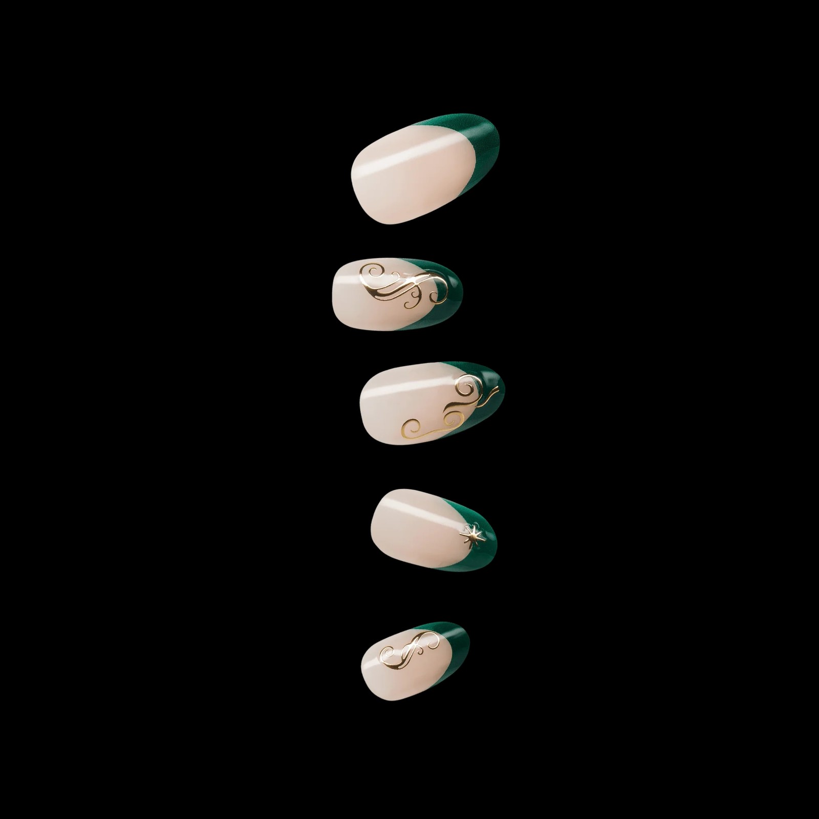 Wicked X imPRESS Always Been Green Press-On Nails, 30 Count