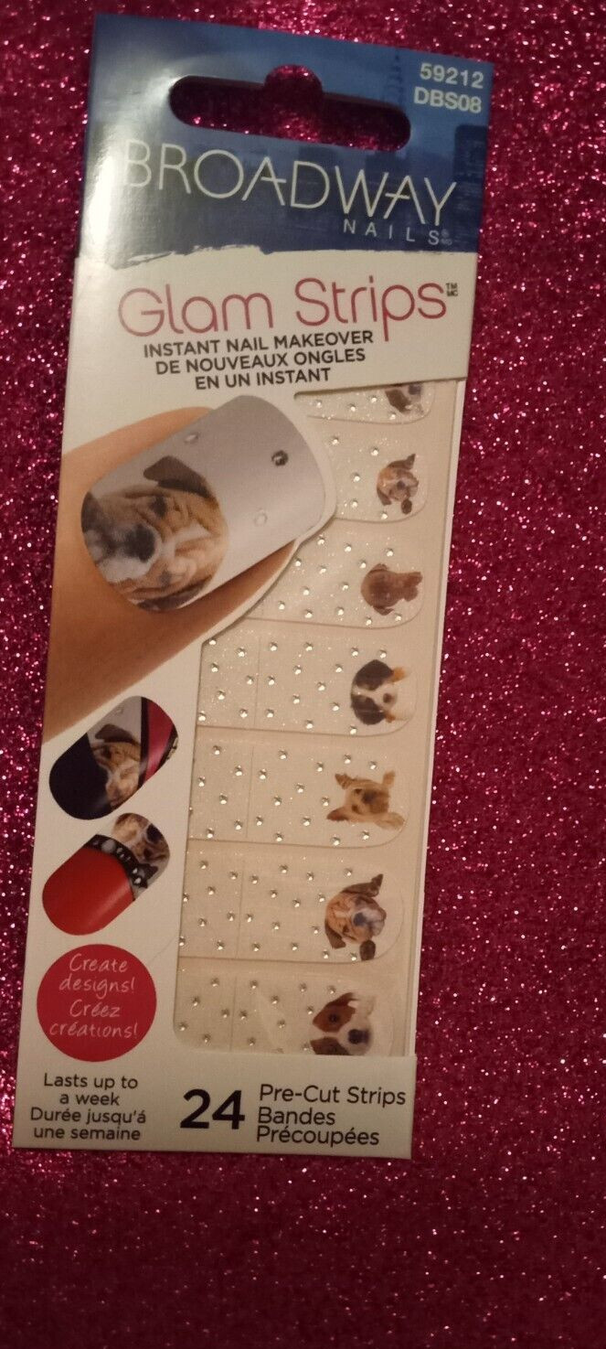 Broadway by KISS *GLAM STRIPS* for Nails, Many Designs, Price per Pack✨