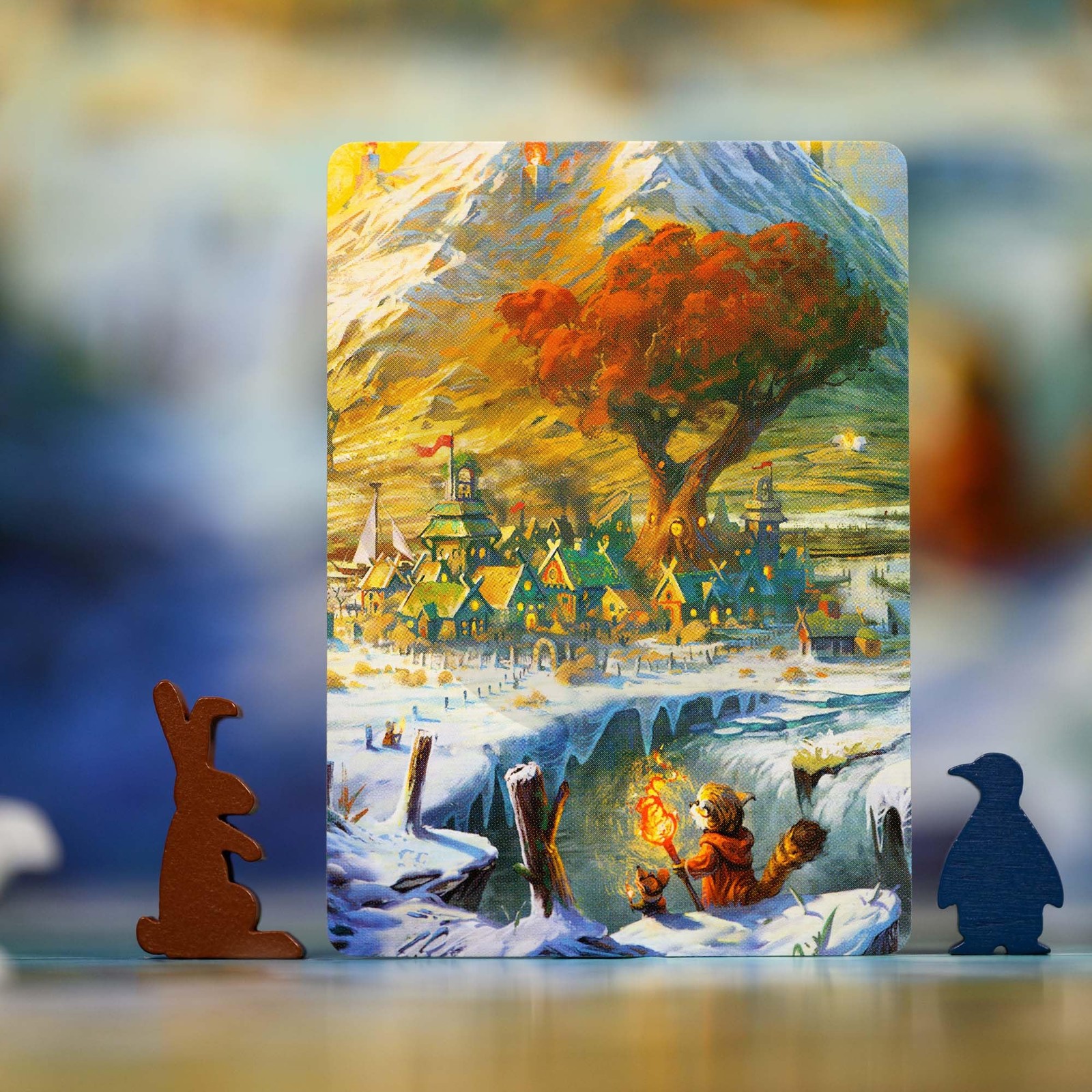 Everdell Silverfrost Essentials Edition Board 12 inches x 12 inches, Silver