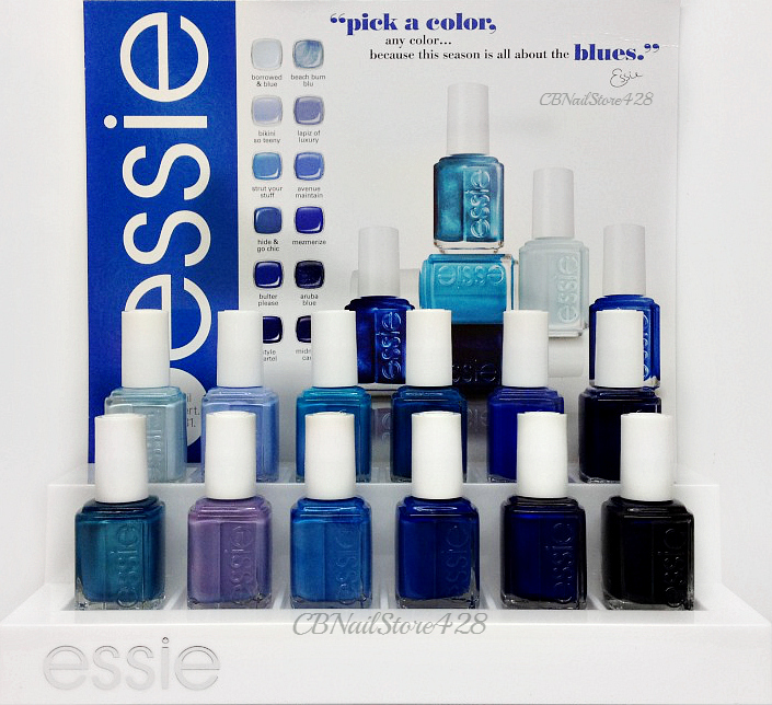 ESSIE NAIL POLISH-LACQUER – BLUES Collection – 13.5ml /.46 oz- Pick any Color