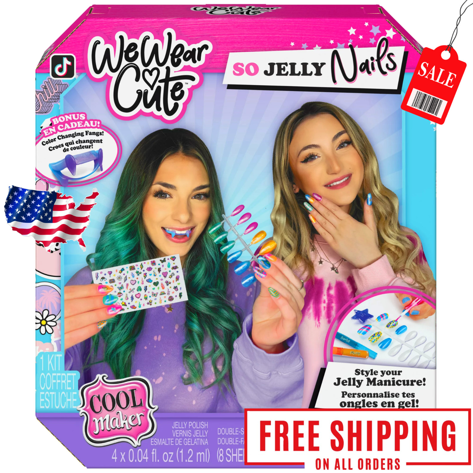 Cool Maker We Wear Cute So Jelly Nails Manicure Kit for Girls 8 And Up TikTok
