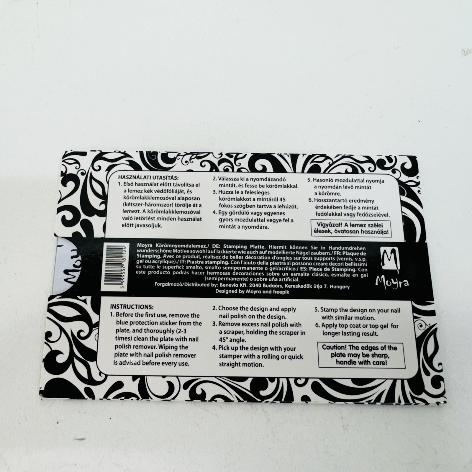 Moyra Stamping Plate Nail Art Accessories plate 03 / ORNAMENTS
