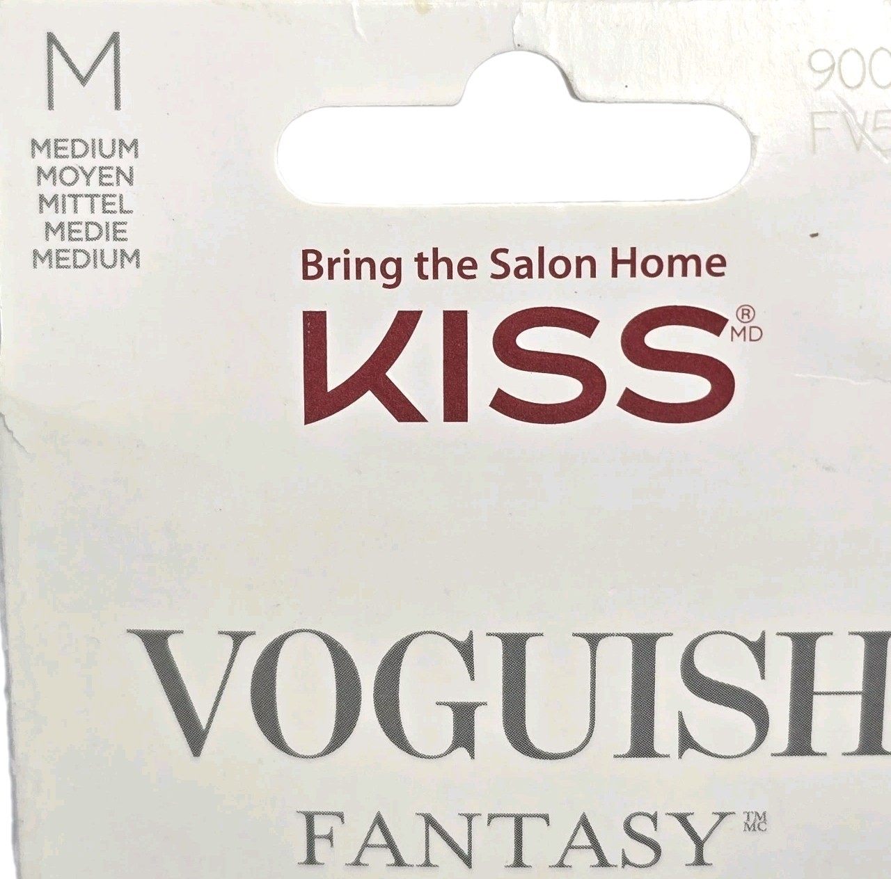Kiss Vogueish Fantasy 28 Nails Medium Almond Neon Natural+Pink+Yellow+Green