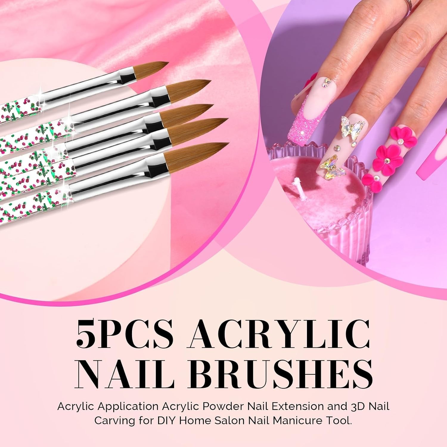 Complete Nail Art Tool Set: 31 Brushes for Every Creative Design – Lightweight