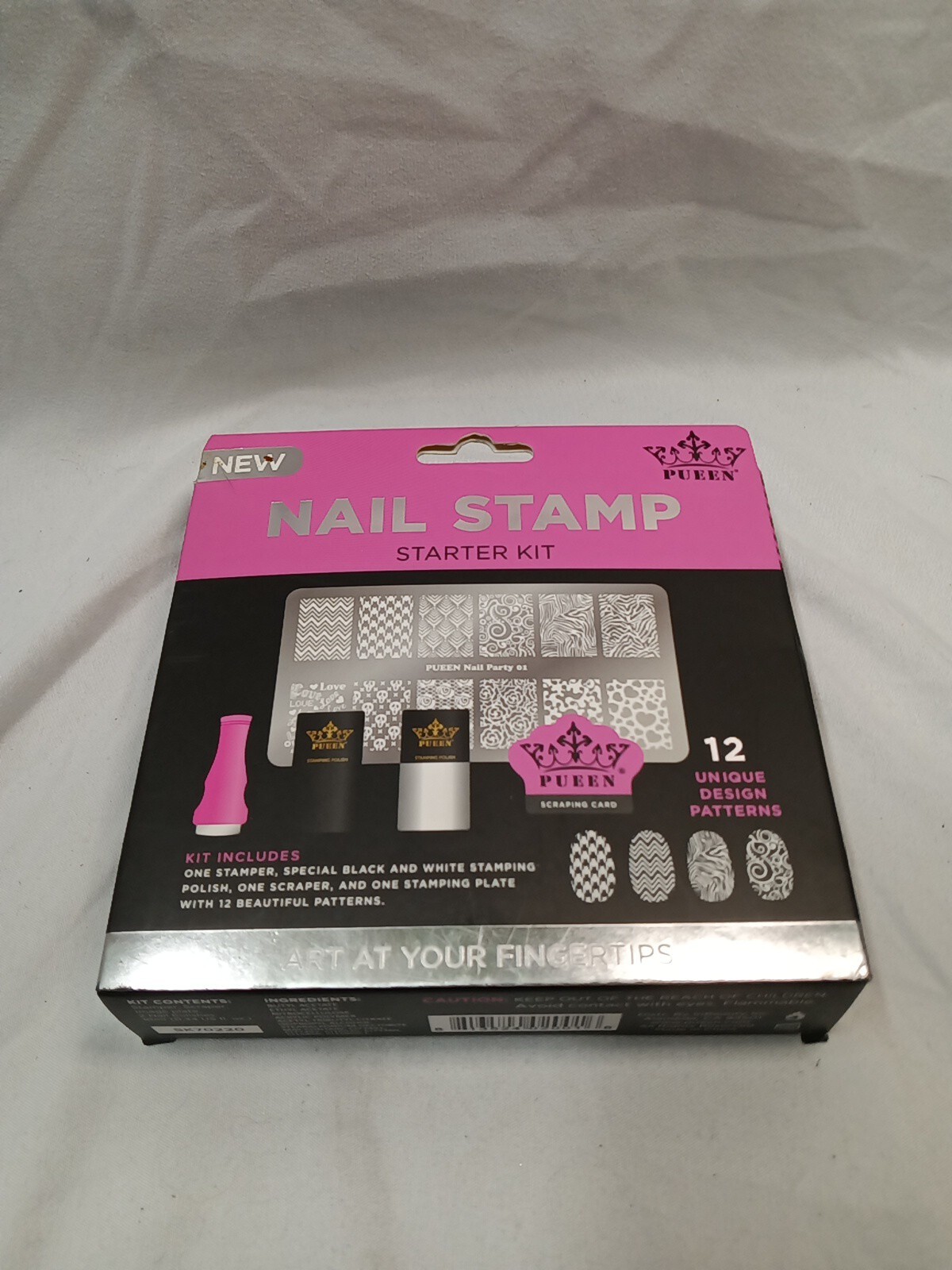 PUEEN Nail Art Stamping Starter Kit – Unique DIY Nailart Stamping Polish