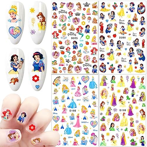Cute Cartoon Nail Art Stickers Cartoon 3D Self Adhesive Nail Art Supplies