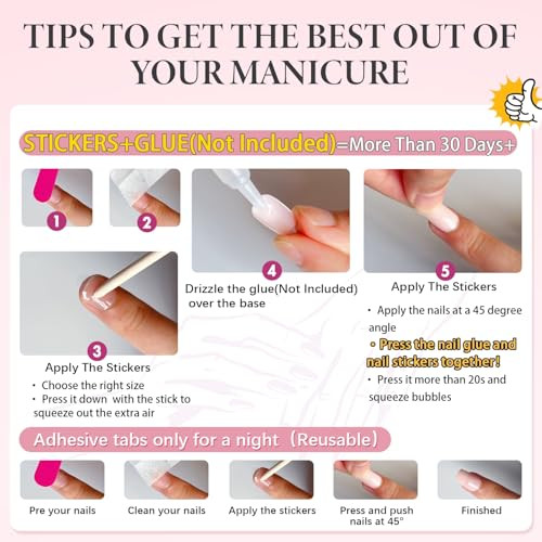 White Press on Nails Short Almond Shaped, Milky White Short Fake almond white