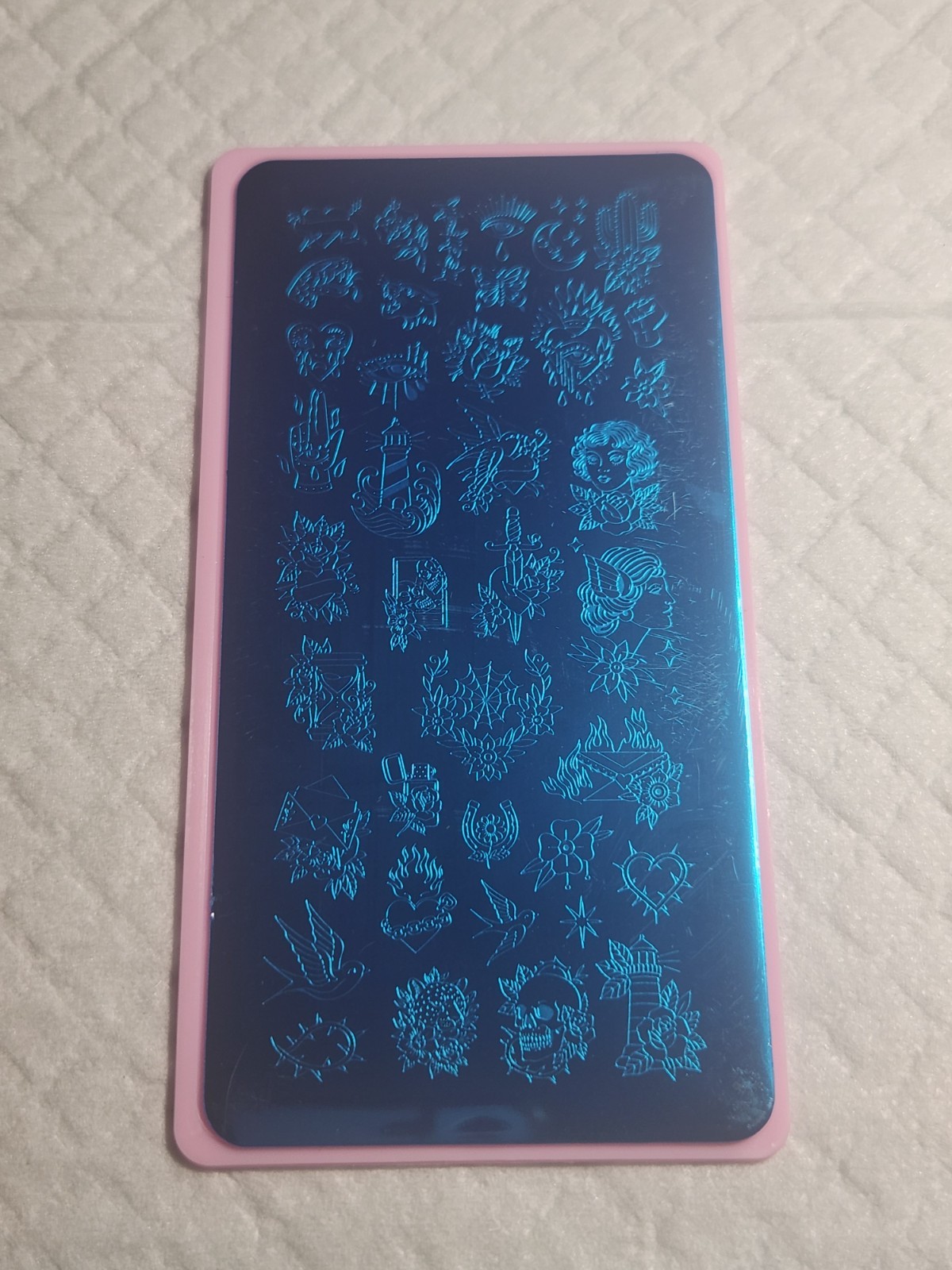 Nail Stamping Plate – American Traditional Tattoo Style Images – RXT-03 – new