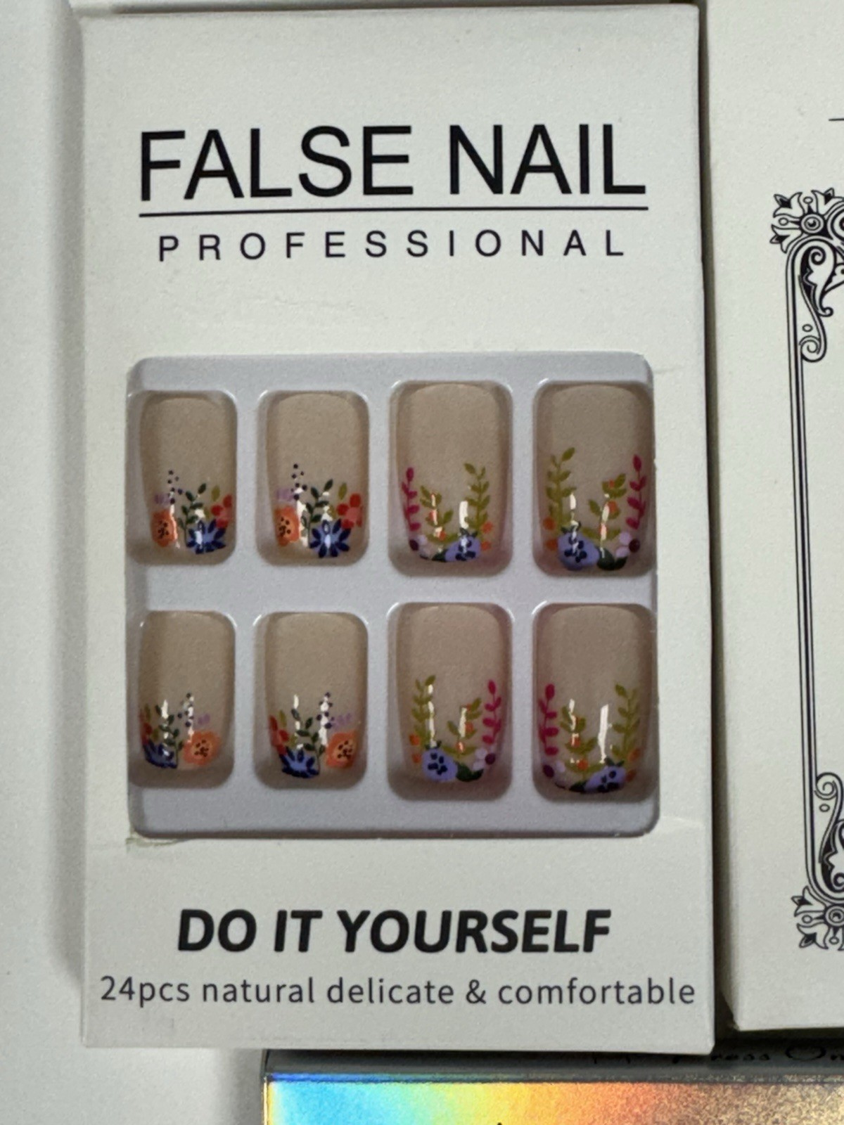 Lot Of 5 Packs Misc PRESS On Nails Press on Manicure 24 Nails ea pkg