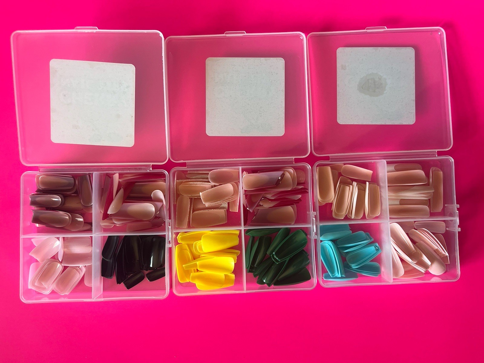 Nail Art Cherry Nail Tips Multicolor Artificial Nails With Box