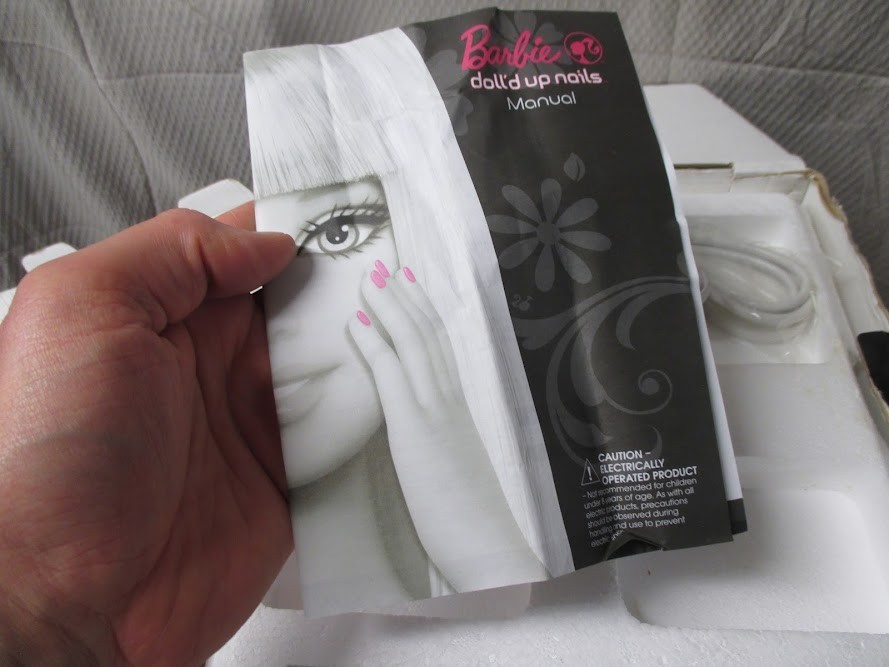Barbie Doll’d up Nails Digital Nail Printer 2008 Mattel | New – Complete!