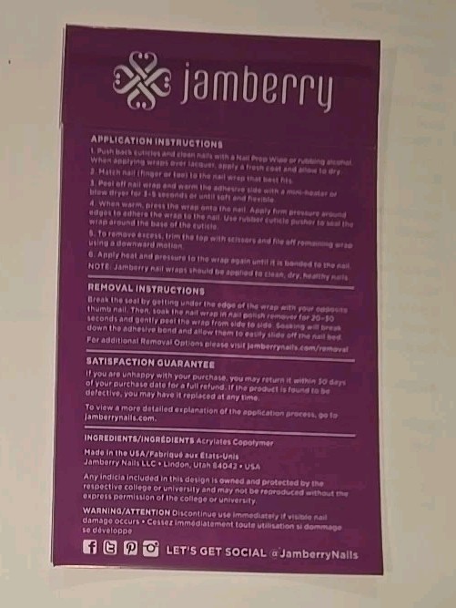 Jamberry Nail Wraps Lost Ruins Full Sheet Clear Black Design A921