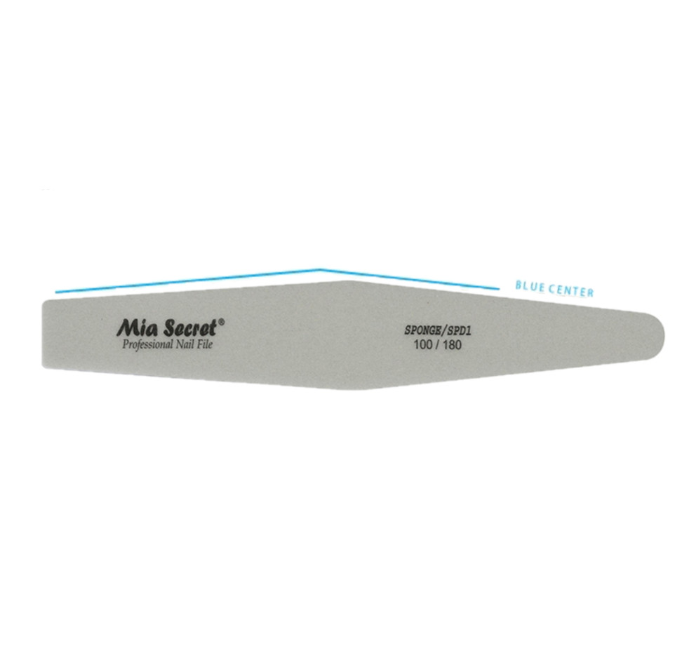 Mia Secret Nail File – Speedy Zebra/ Sponge (Diamond/Halfmoon) – Pick Yours