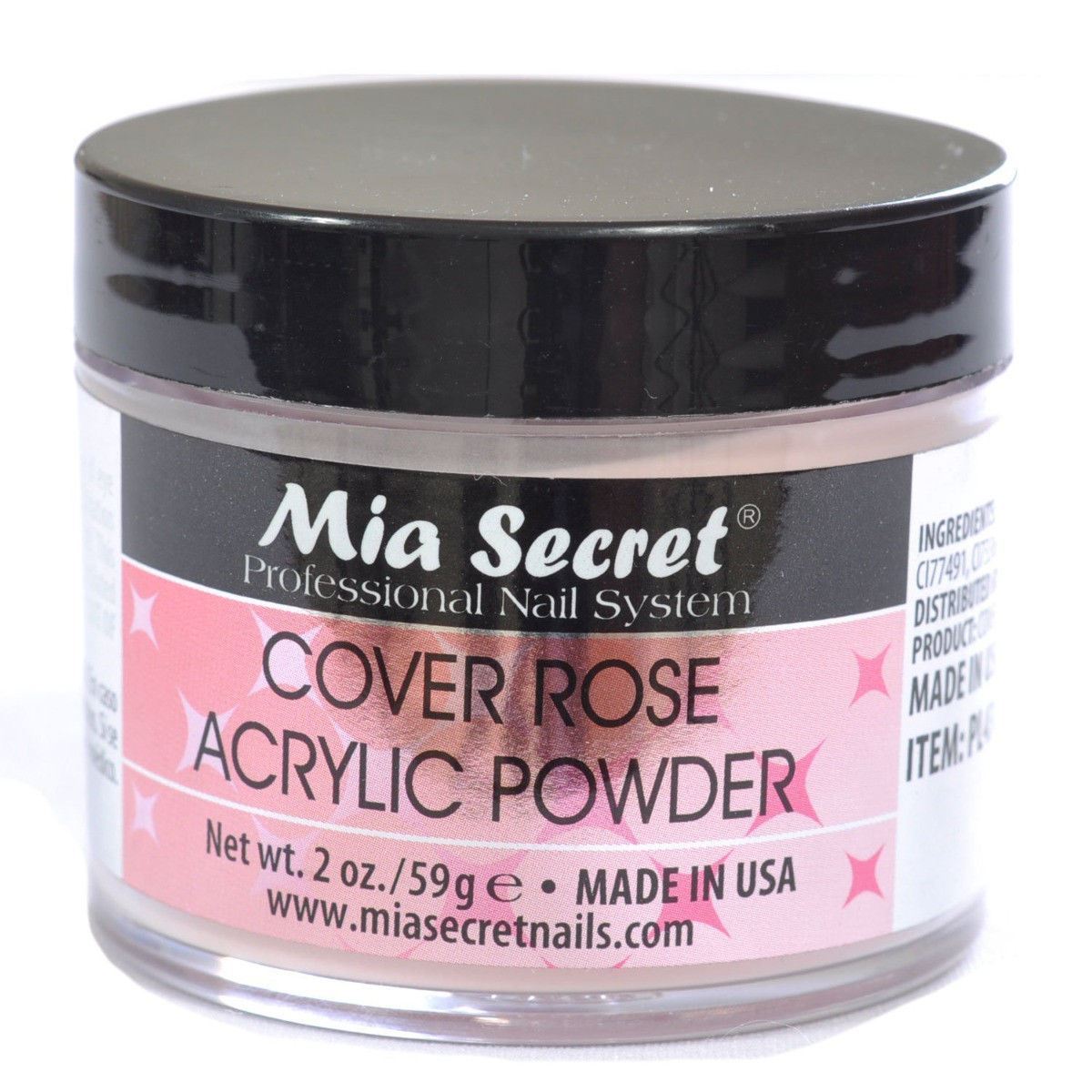 Mia Secret Cover Rose Acrylic Powder 0.5 , 1 , 2 , 4 , 8 oz – CHOOSE YOUR SIZE