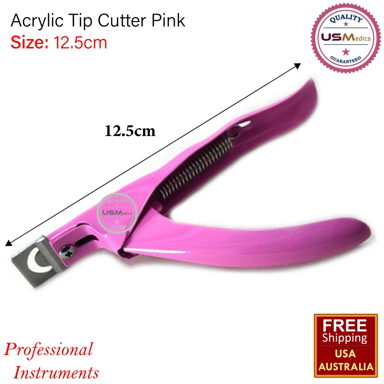 NEW Trimmer Nail Clippers Manicure Art U-shaped Scissors Cutter Fake Acrylic