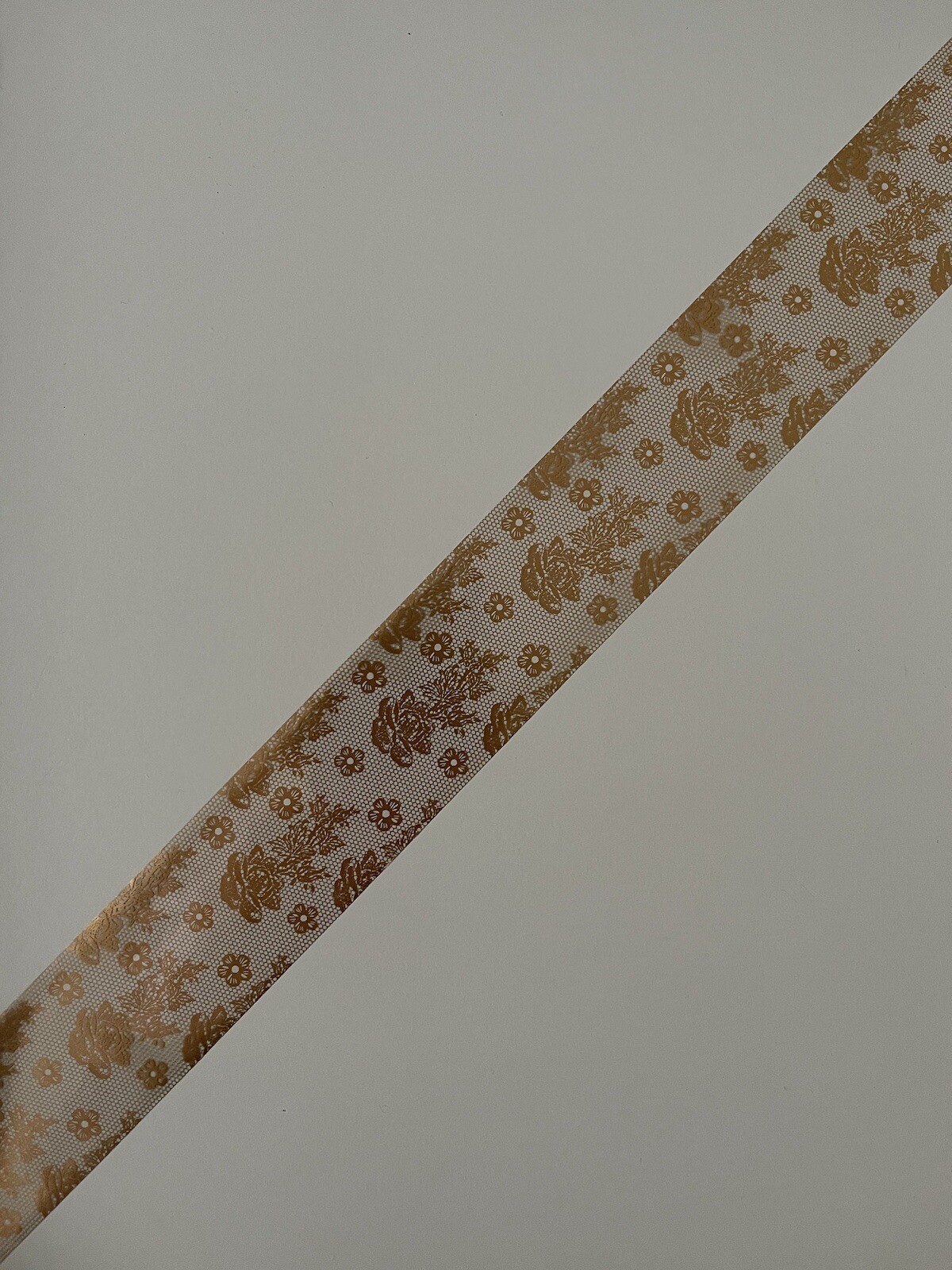 100cm Gold Lace Nail Art Foil Mirror Transfer Foil UK