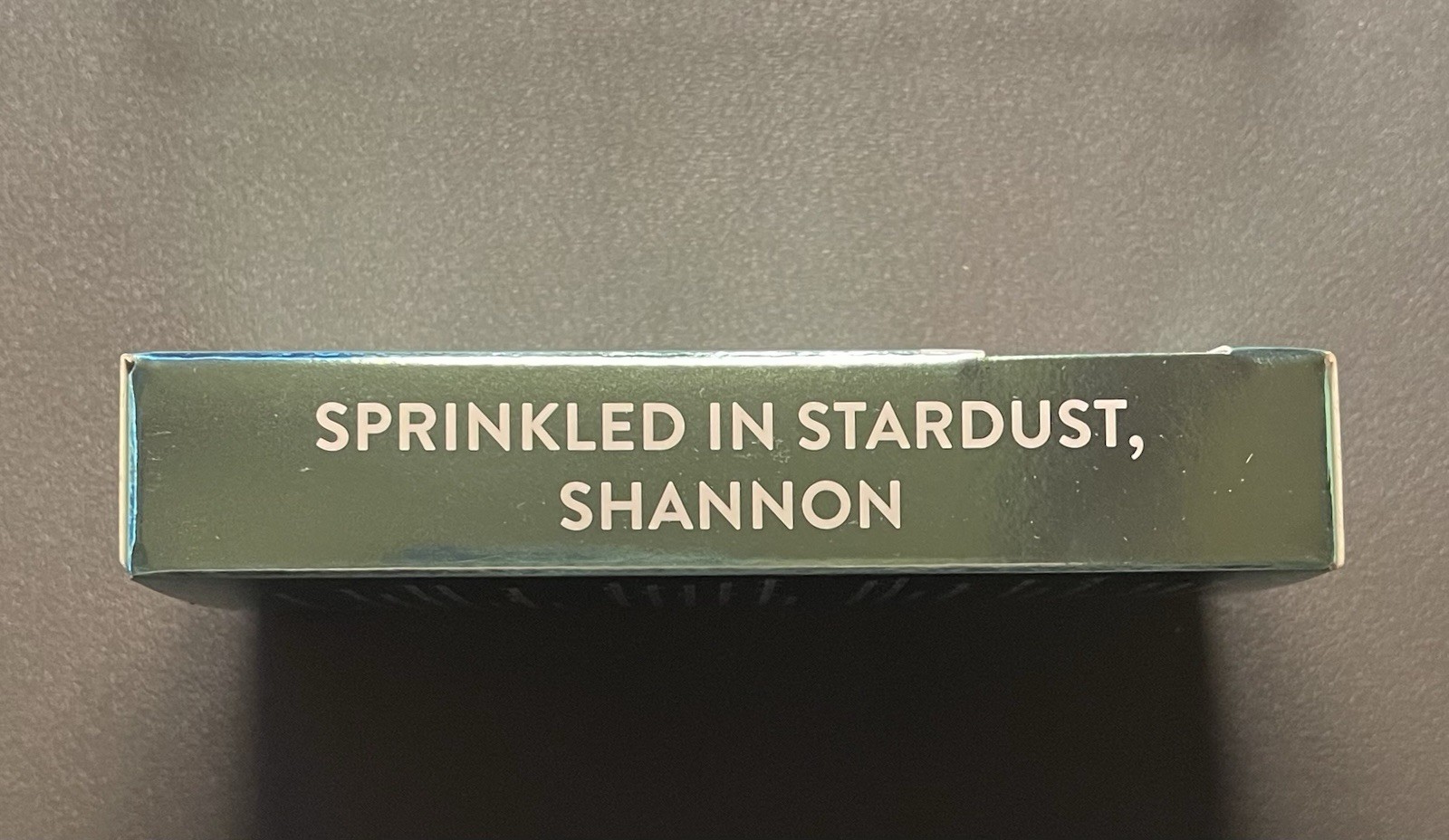 Red Aspen Press On Nails, Short Square, Sprinkled in Stardust, Shannon