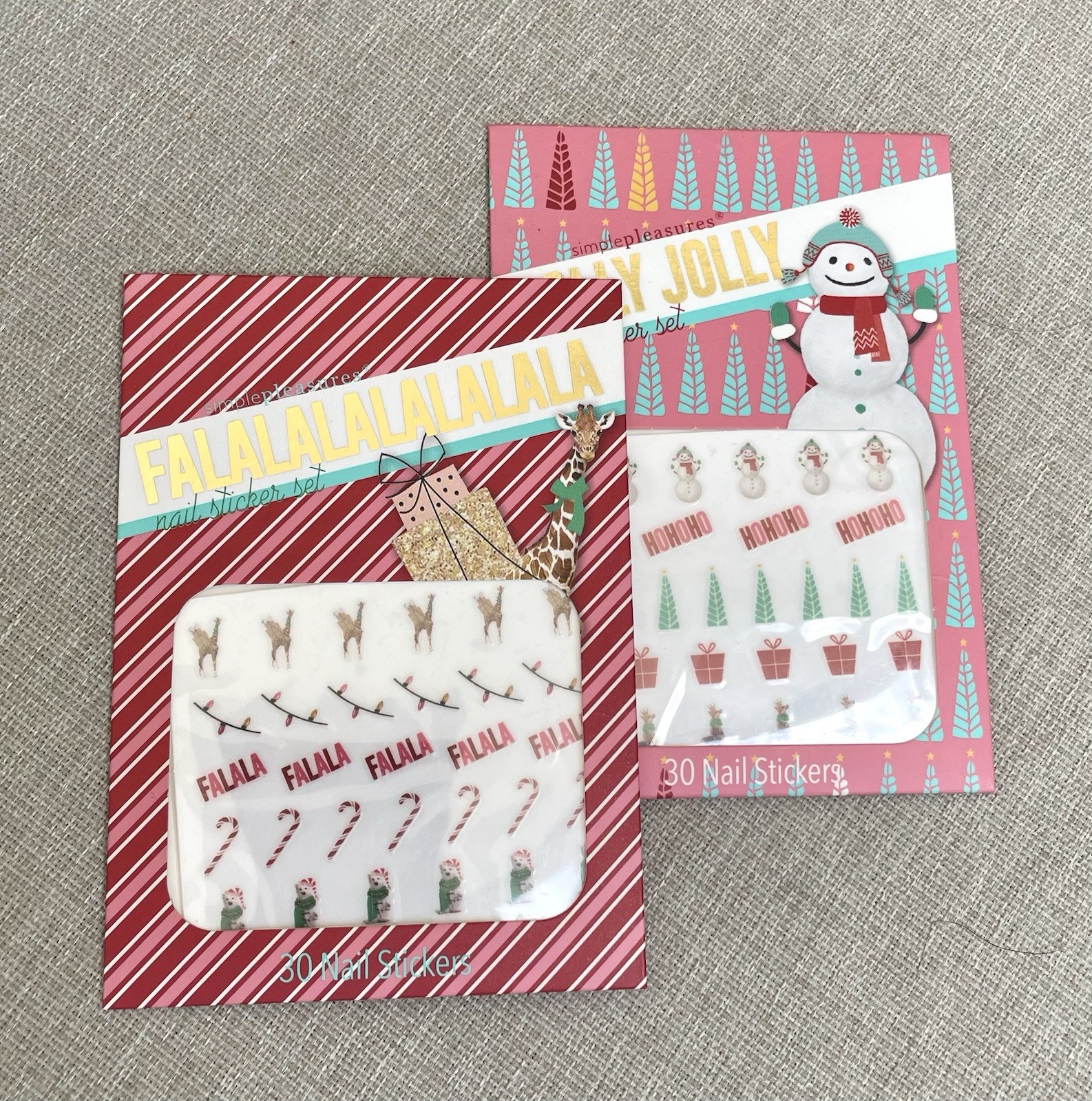 Nail Set Pop-Arazzi Dazzling Set + Holiday Nail Decals & Mini Polish NEW