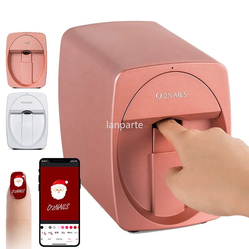 O’2NAILS Portable Nail Printer for Home DIY Nail Art & Pattern Printing