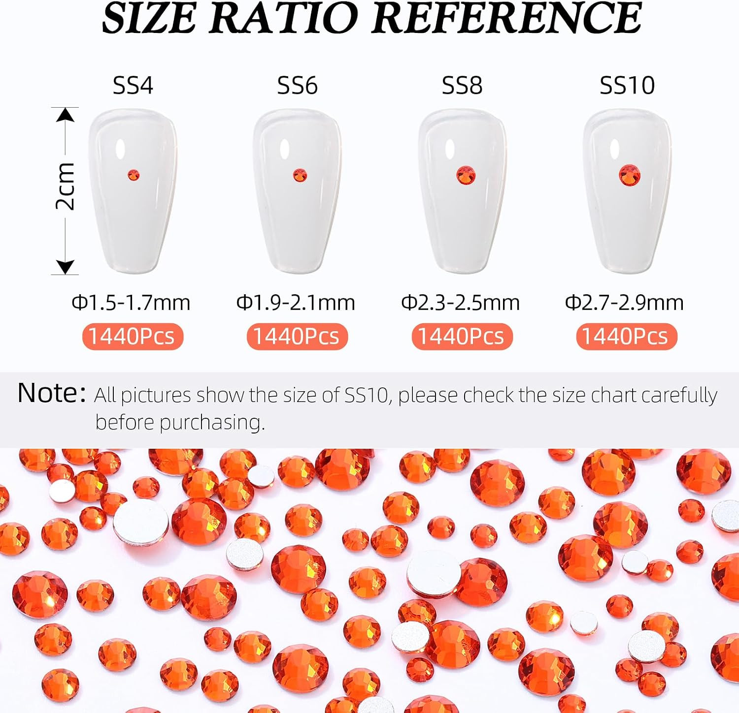 Hyacinth Flatback Rhinestones, Glass Rhinestones for Nail Art and Craft, Glue Fi