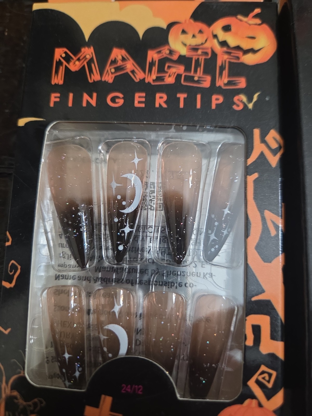 Dark And Spooky Press On Nail Lot Of 5 Packs Halloween Costume Goth Vampire