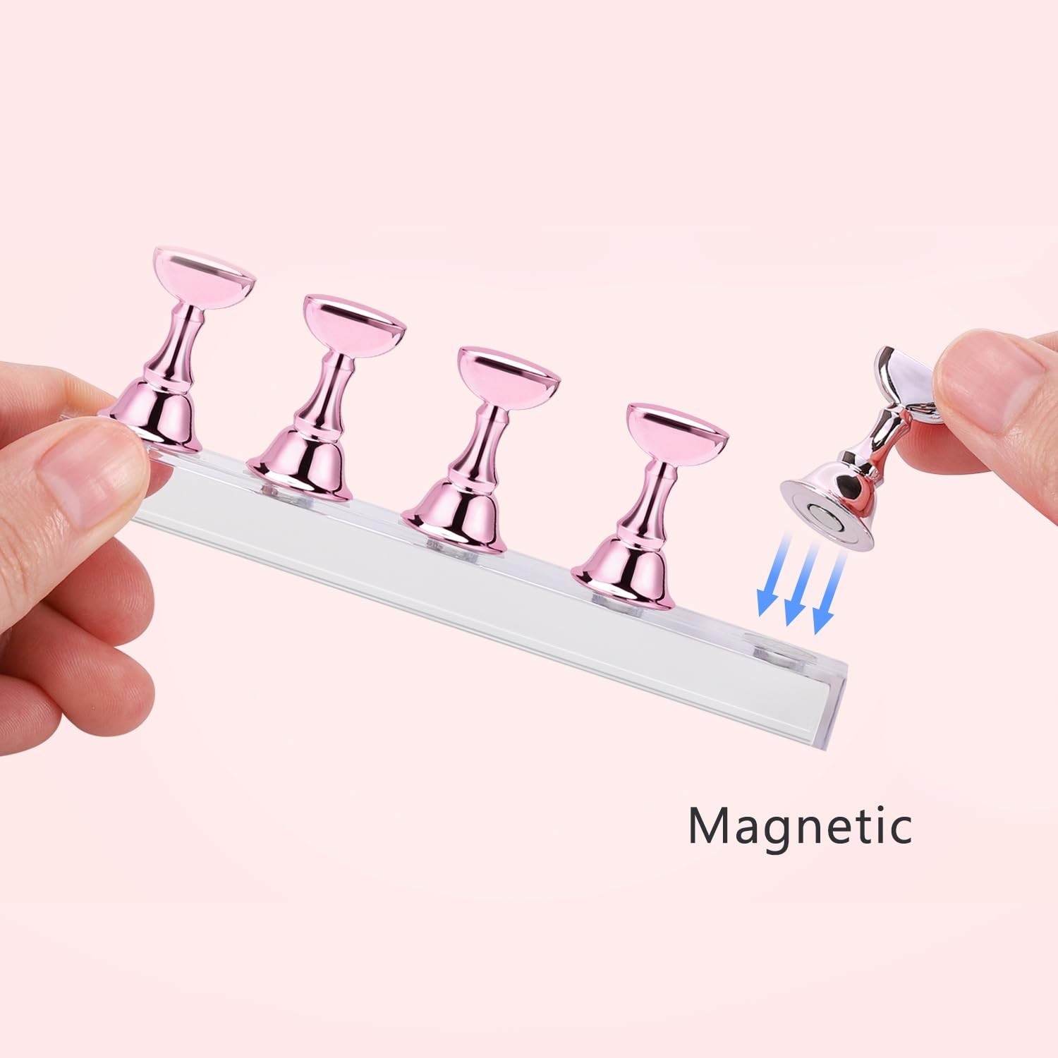Nail Stand Acrylic Nail Art Display Stand Practice Nail Holder for Painting Nail