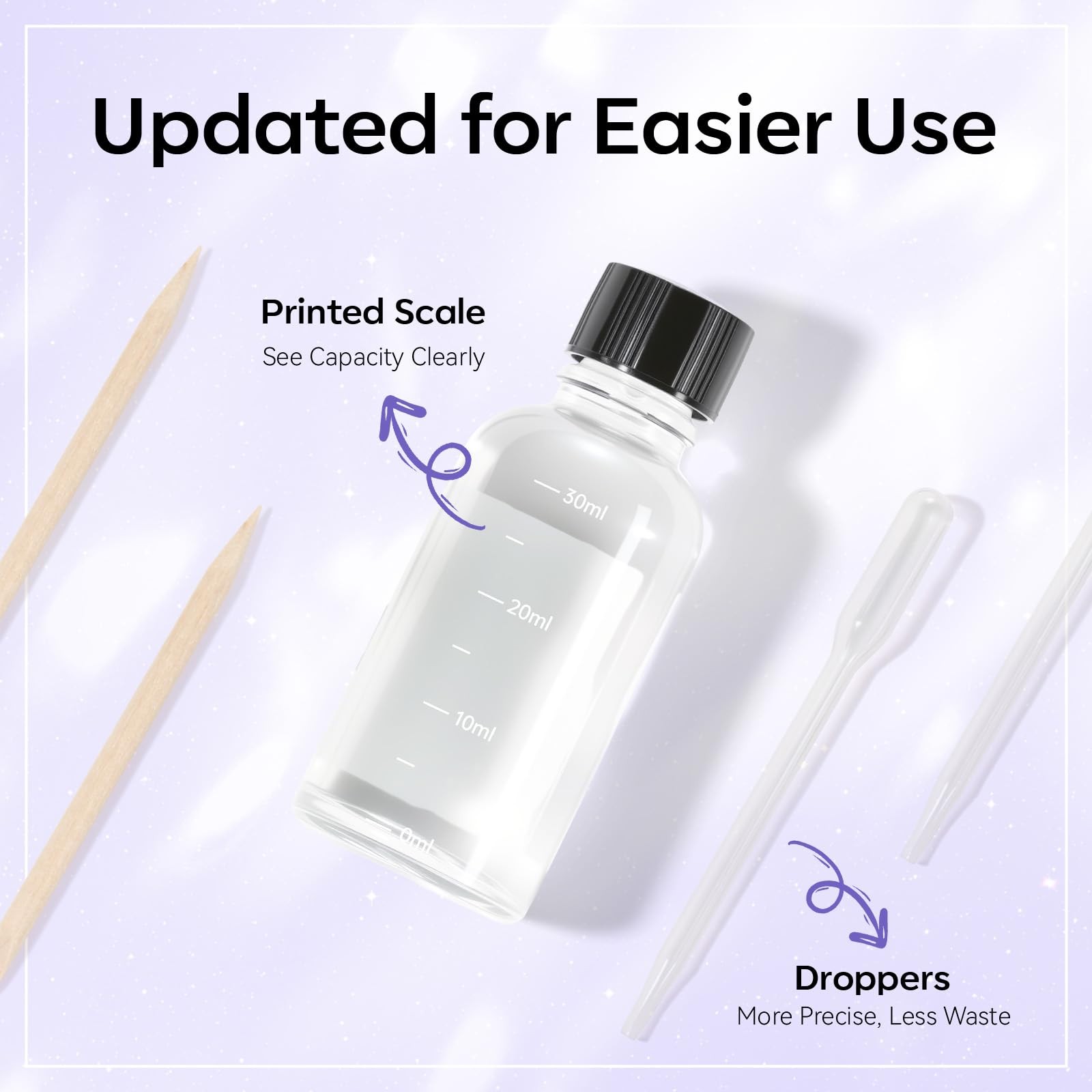 Makartt Nail Glue Remover for Press on Nails – 30ML Hema-free, Glueoff Easy Remo