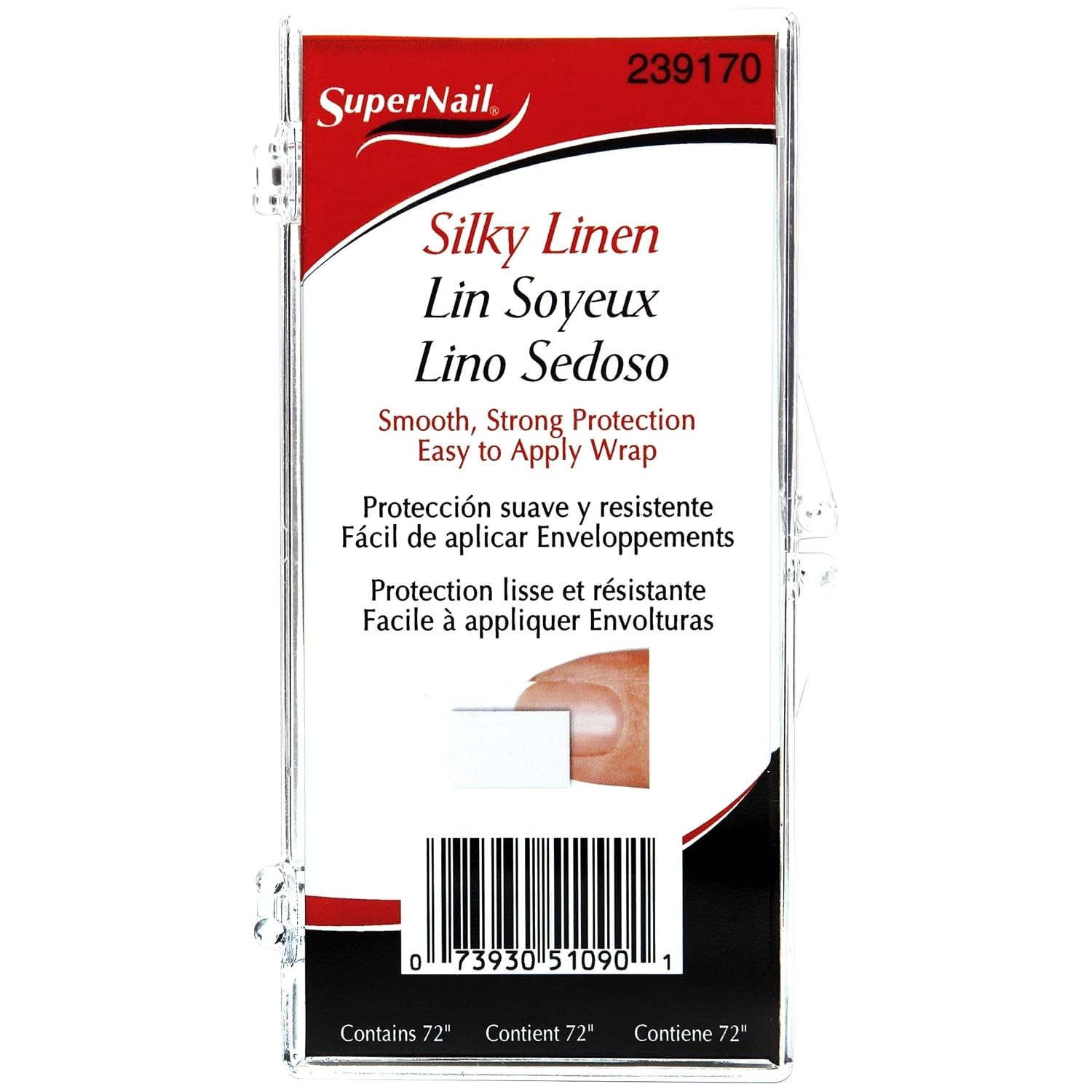 Self Adhesive Nail Repair Tabs 40 Count Swiss Silk Original Nail Tab Strips
