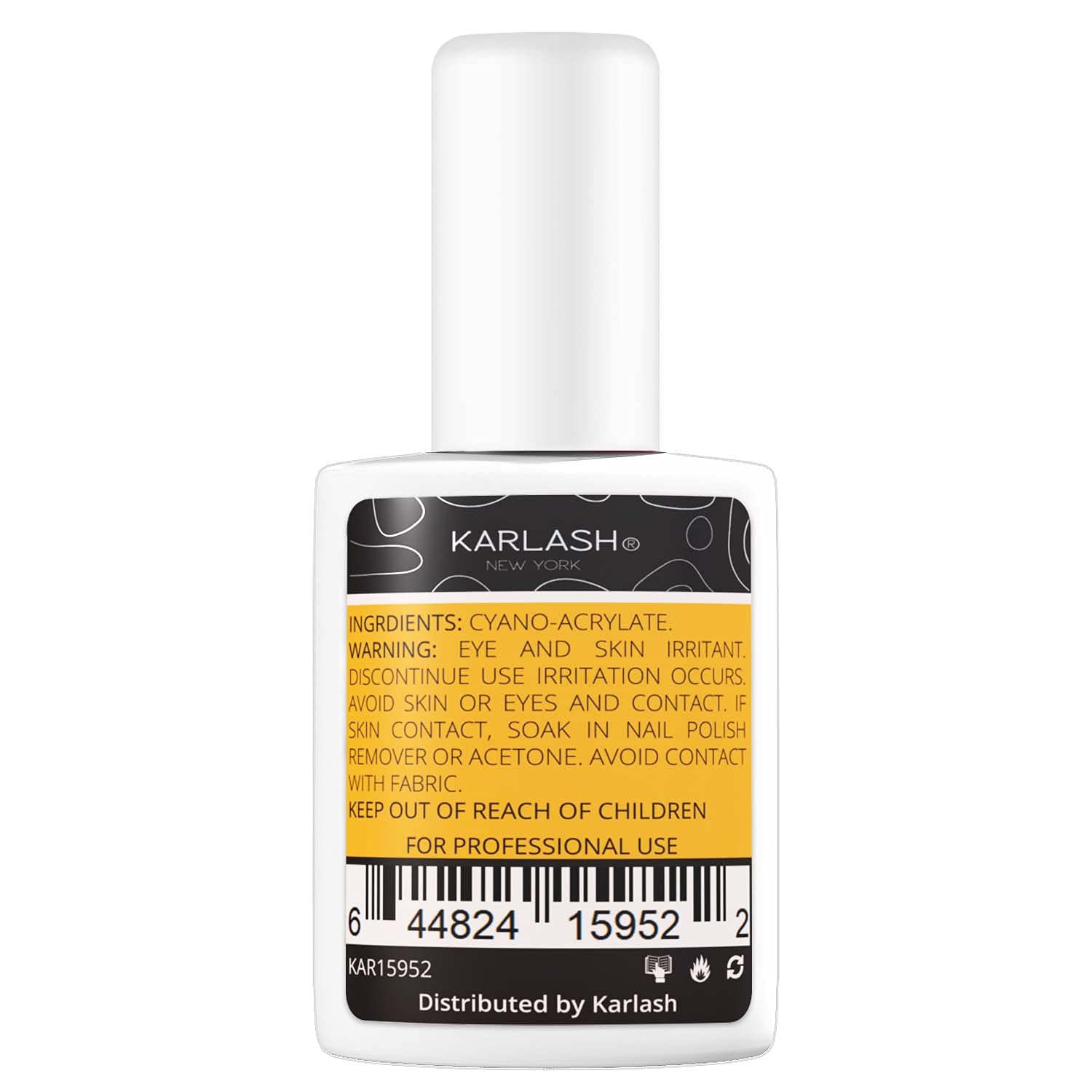 Karlash Gold Super Strong Nail Glue for Acrylic Nails and Press on Nails Nail…
