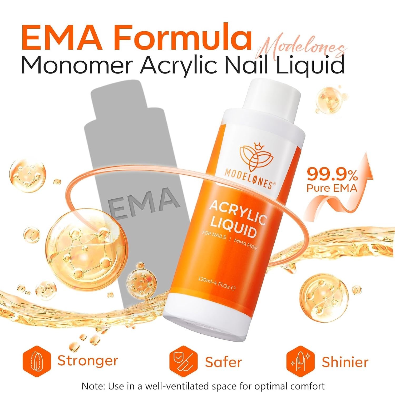 120ml Non-Yellowing Monomer for Stronger, Healthier Nails – DIY Nail Art